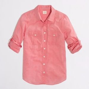 Jcrew Cotton Camp Shirt
